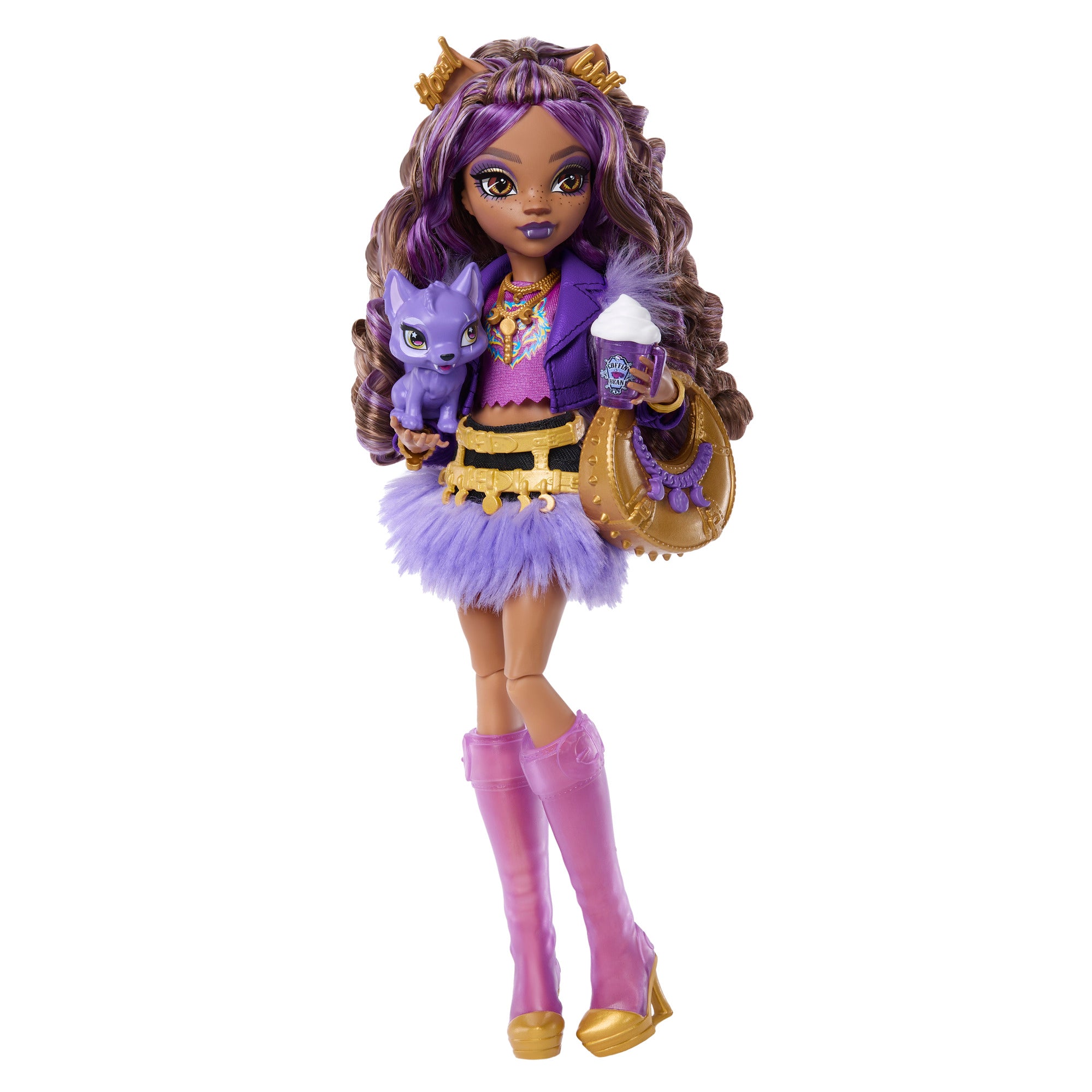 Monster High Clawdeen Wolf Core Fashion Doll with Crescent and Accessories
