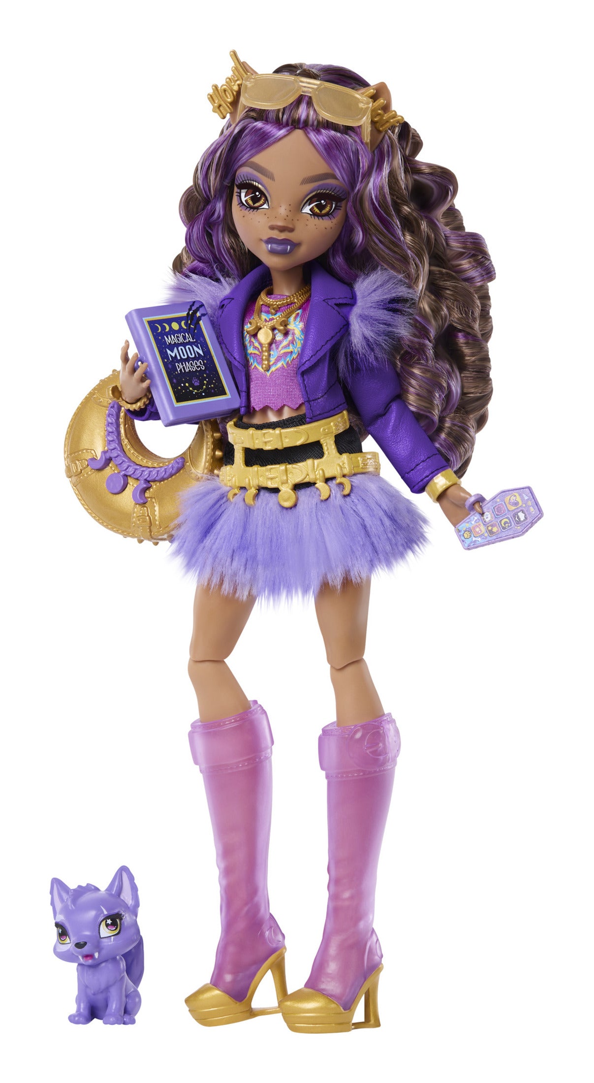 Monster High Clawdeen Wolf Core Fashion Doll with Crescent and Accessories
