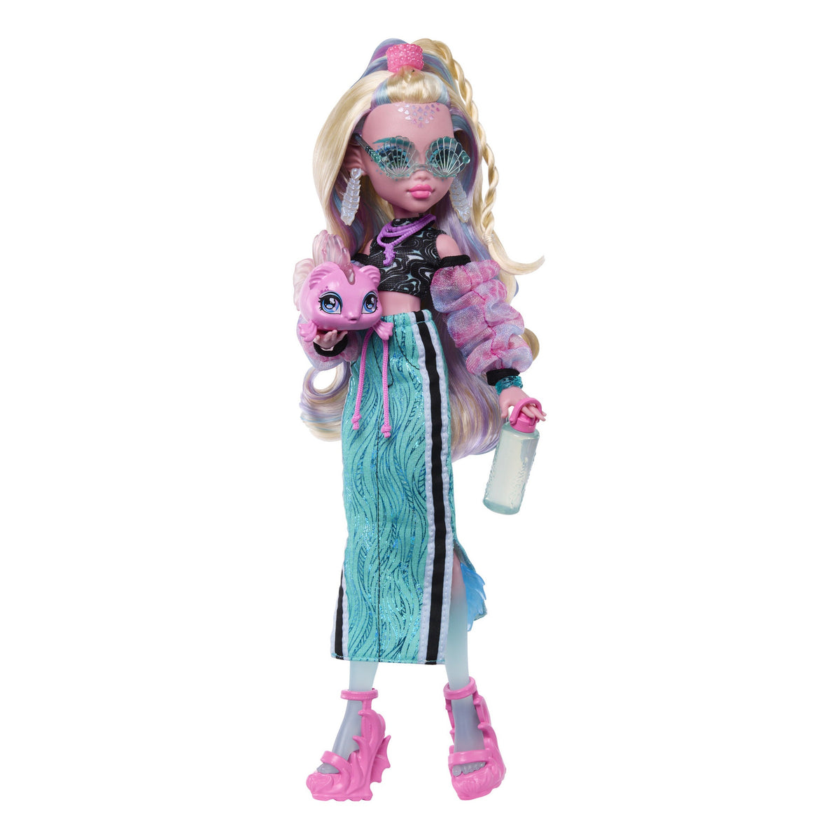 Monster High Lagoona Blue Fashion Doll with Neptuna and 7 Accessories