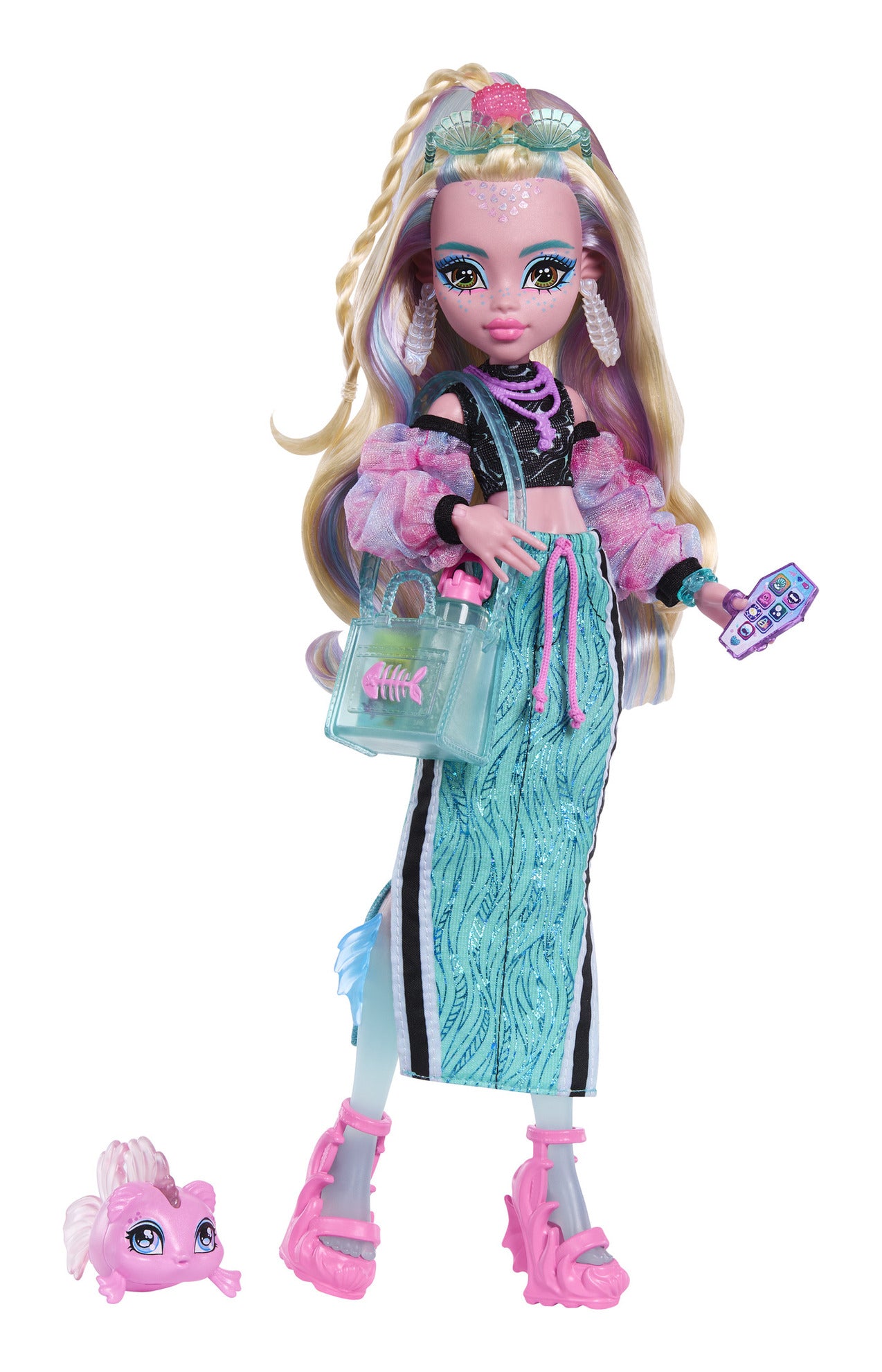 Monster High Lagoona Blue Fashion Doll with Neptuna and 7 Accessories