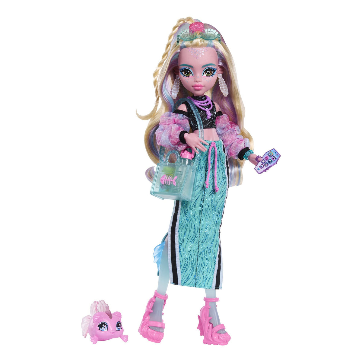 Monster High Lagoona Blue Fashion Doll with Neptuna and 7 Accessories
