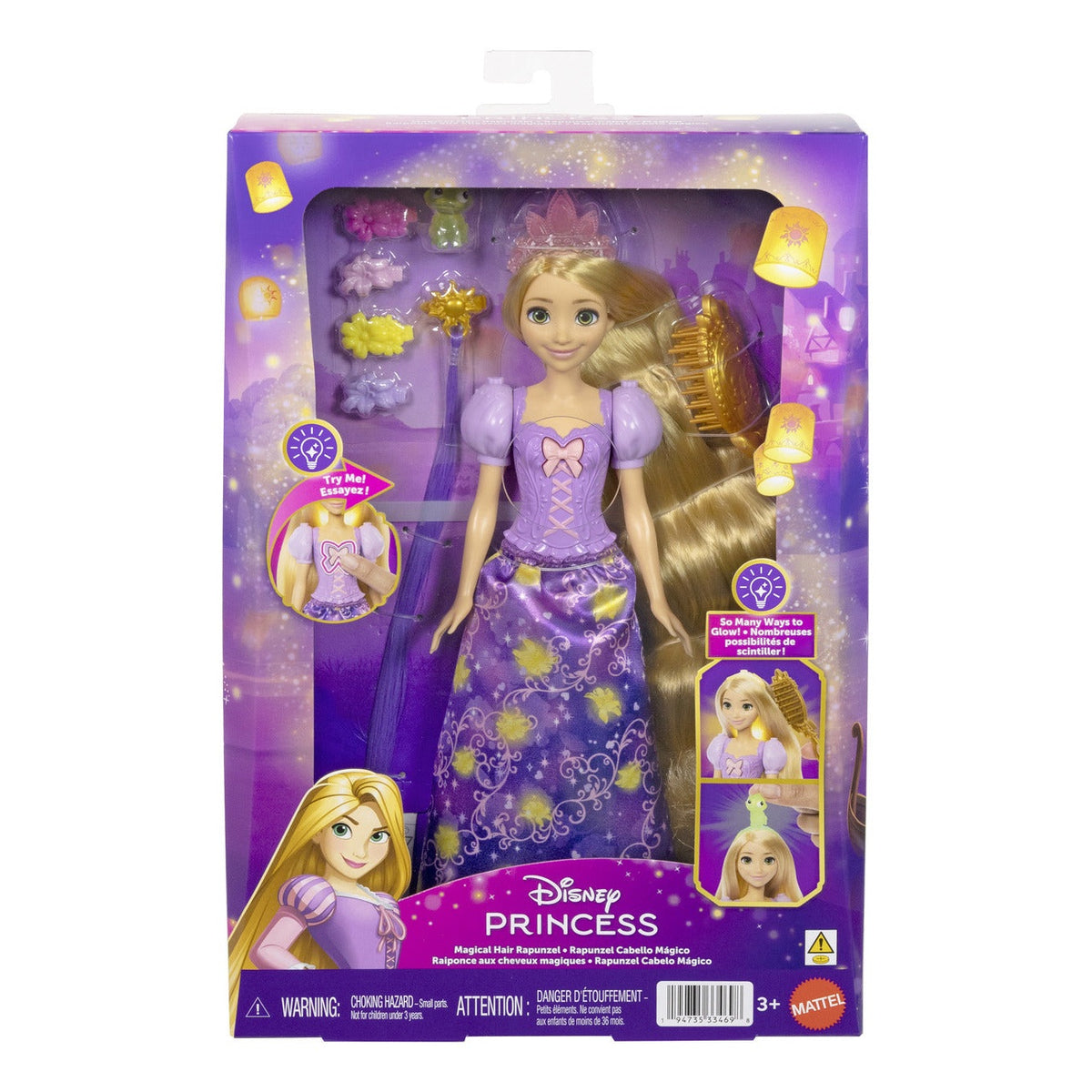 Mattel Disney Princess Magical Hair Rapunzel Doll