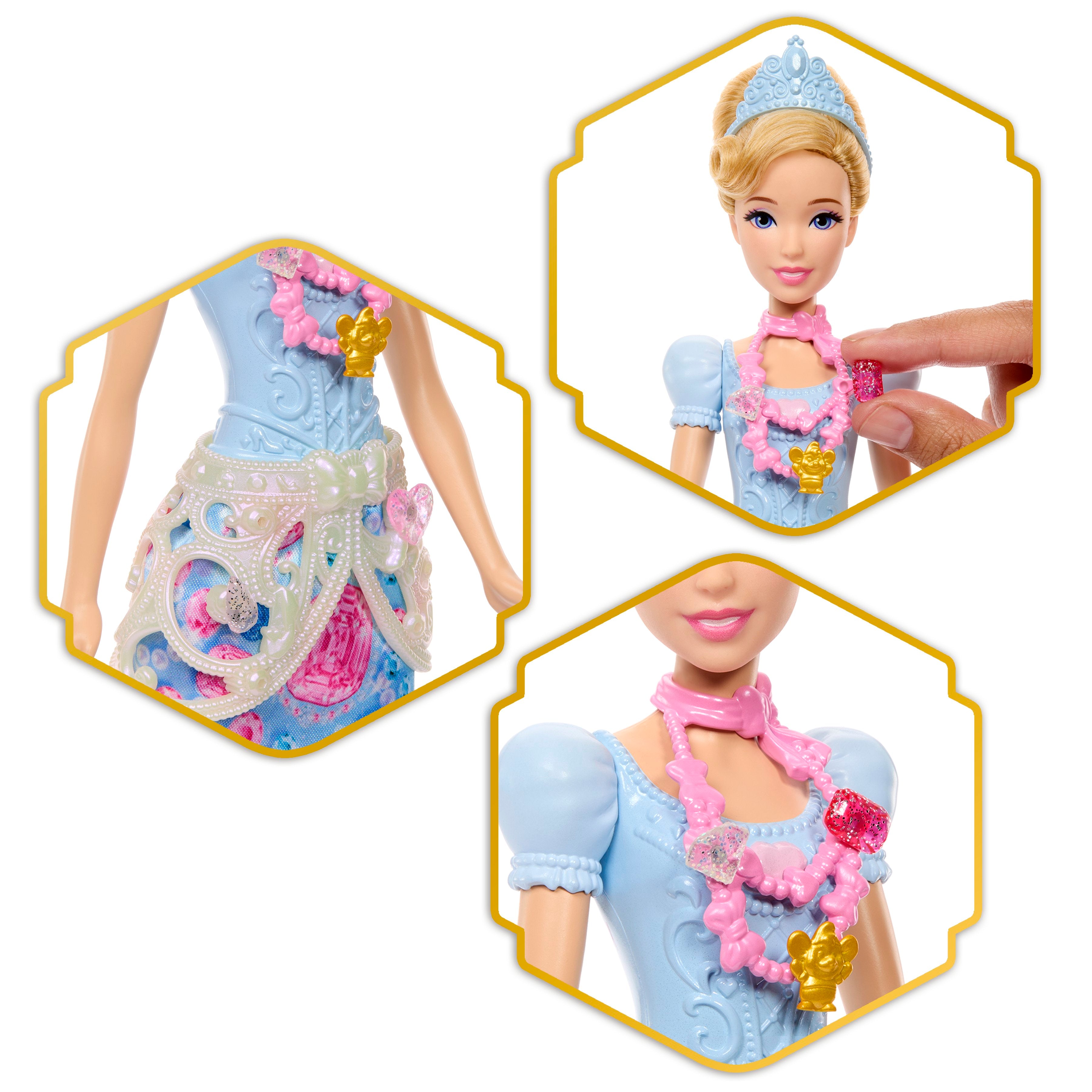 Disney Princess Jewel Reveal Cinderella Doll with 8 Surprises