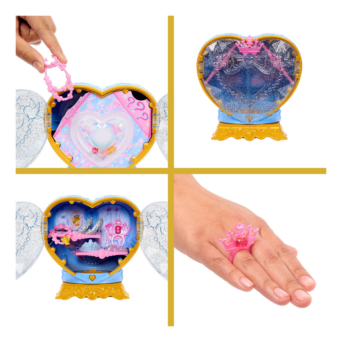 Disney Princess Jewel Reveal Cinderella Doll with 8 Surprises