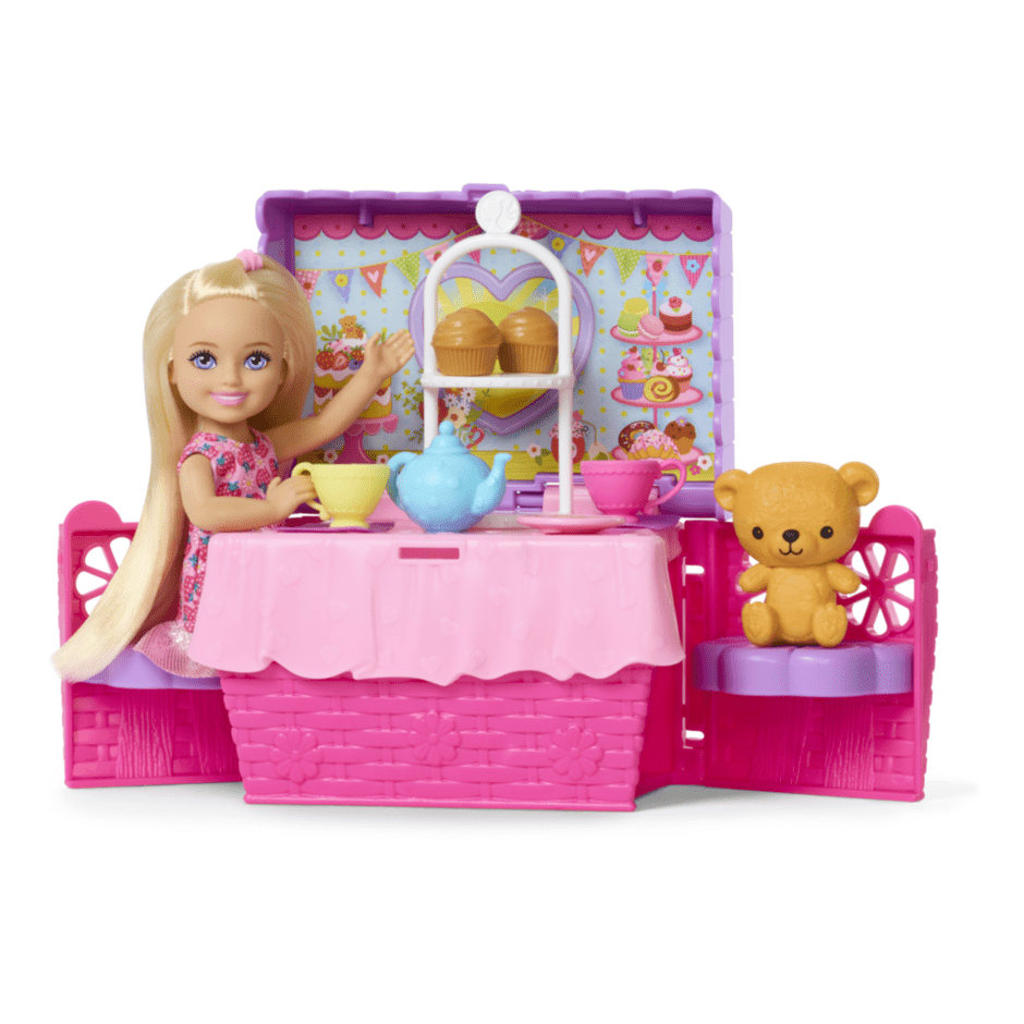 Barbie Chelsea Pop-Up Tea Party Picnic Playset