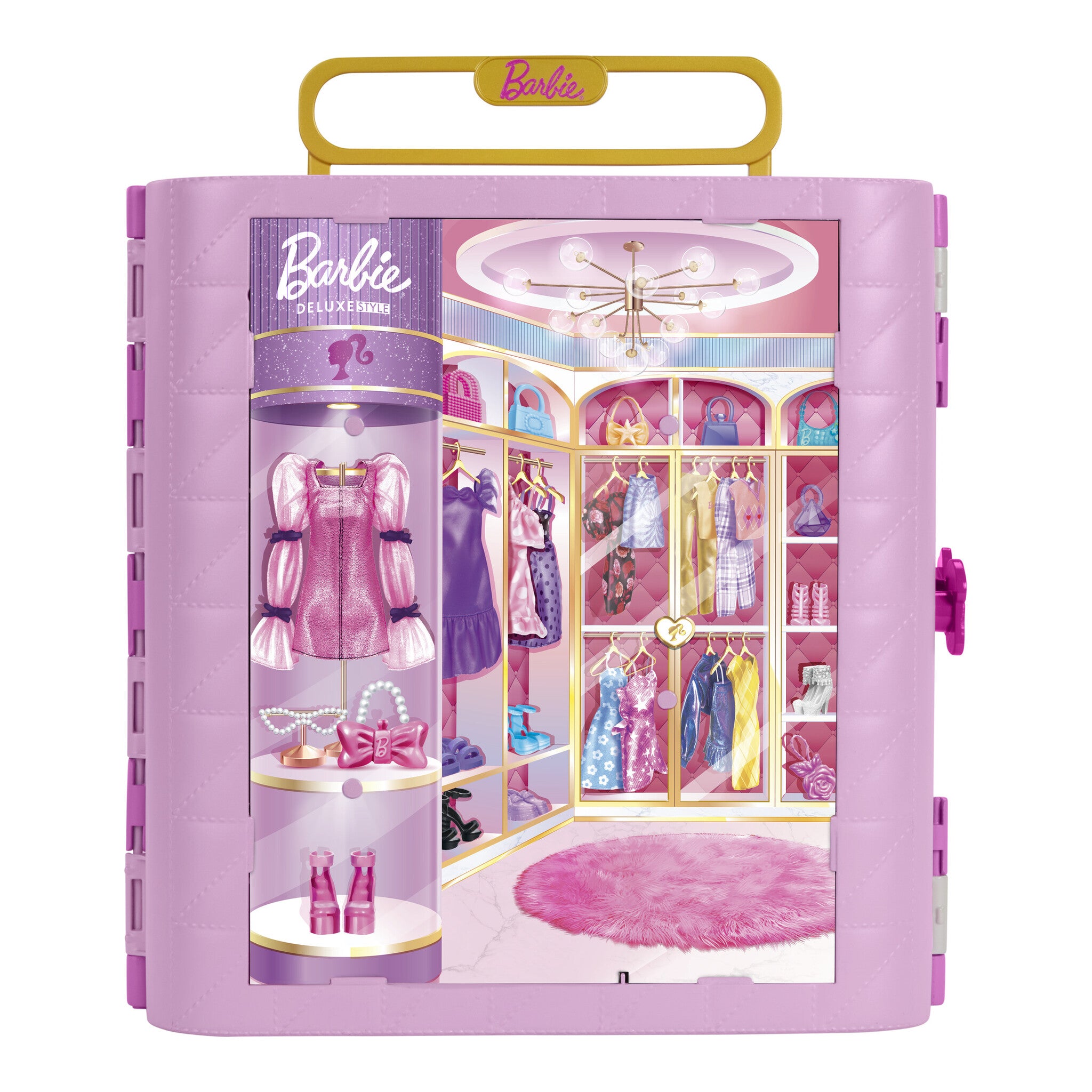 Barbie Deluxe Style Closet Playset with Spin & Style Dressing Room