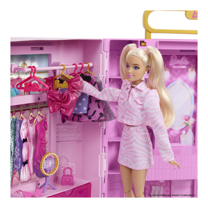 Barbie Deluxe Style Closet Playset with Spin & Style Dressing Room