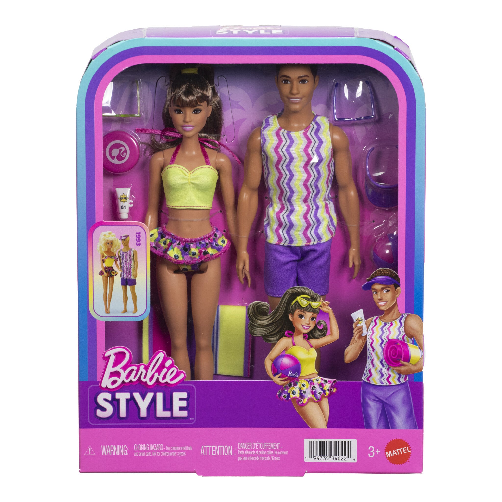 Barbie & Ken Fashion Doll Gift Set 2-Pack