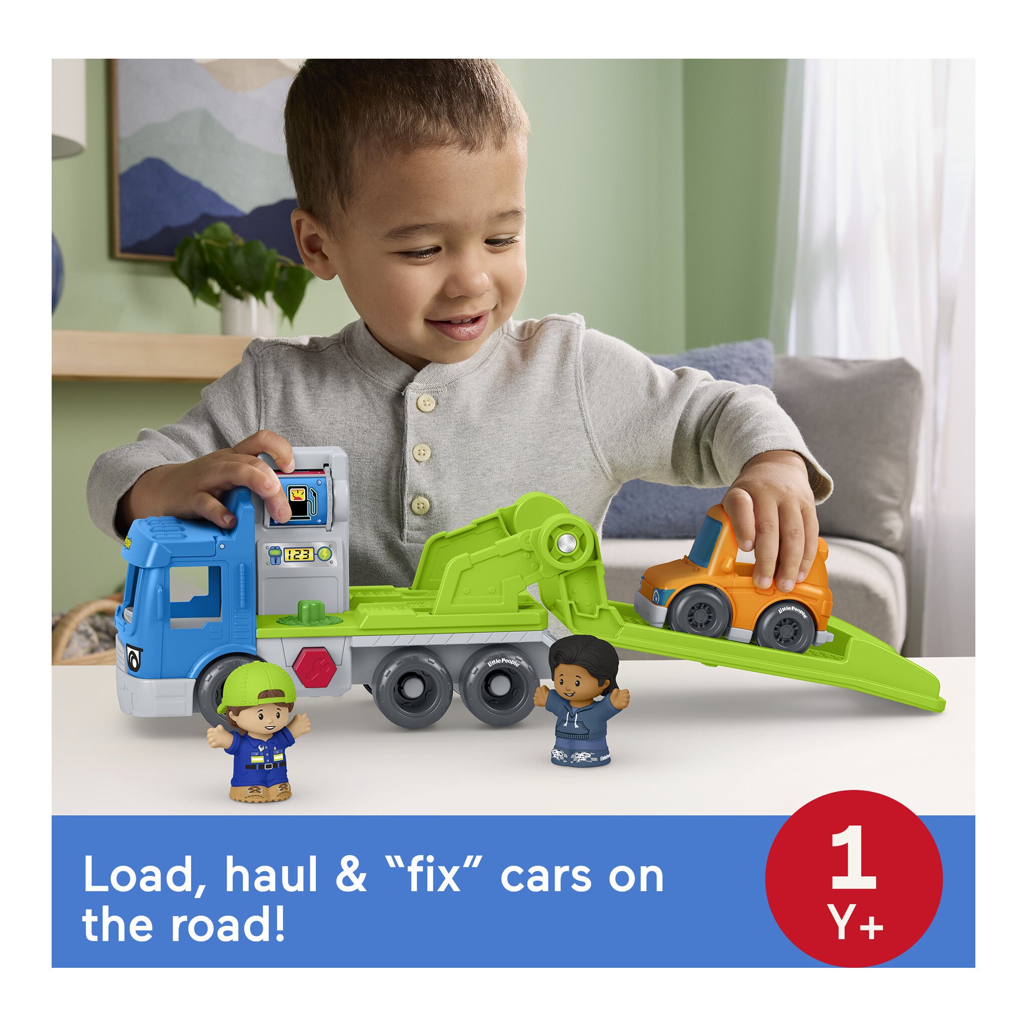 Fisher-Price Little People Load & Roll Hauler Playset