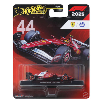 Hot Wheels Premium Formula 1 Ferrari Lewis Hamilton #44 1:64 Die-Cast Car