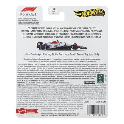 Hot Wheels Premium F1 2025 Racing Bulls Isack Hadjar #6
