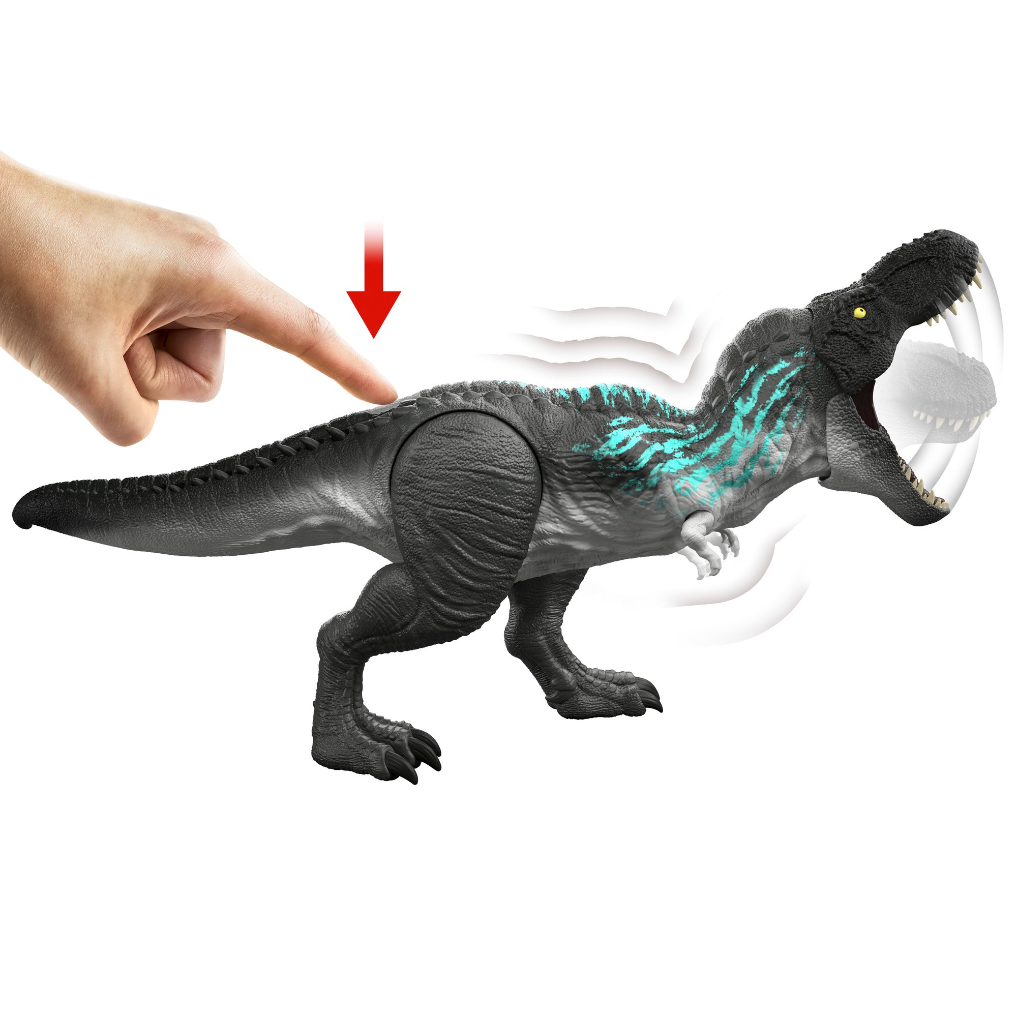 Mattel Jurassic World Muscle Madness T-Rex Action Figure