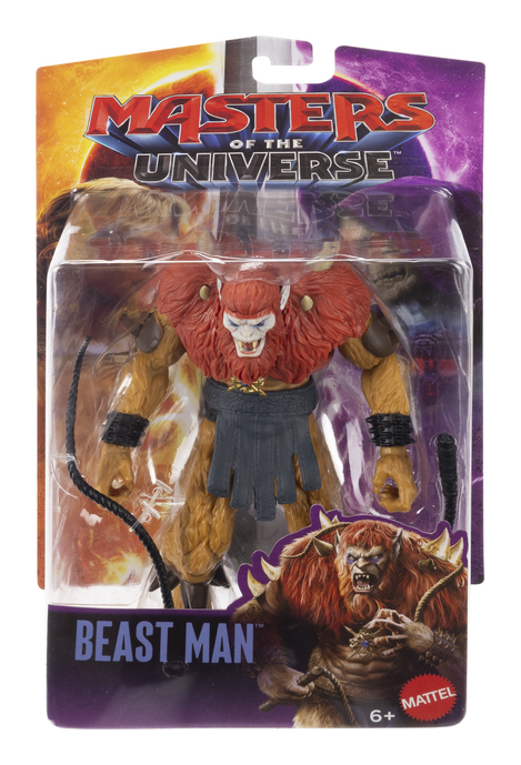 Masters of the Universe Beast Man 5.5-Inch Action Figure with Whip