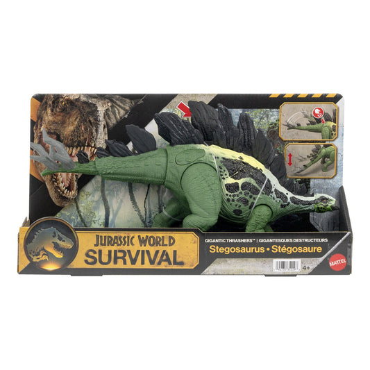 Mattel Jurassic World Gigantic Thrashers Stegosaurus Dinosaur Action Figure