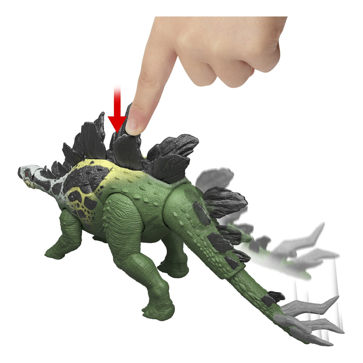 Mattel Jurassic World Gigantic Thrashers Stegosaurus Dinosaur Action Figure