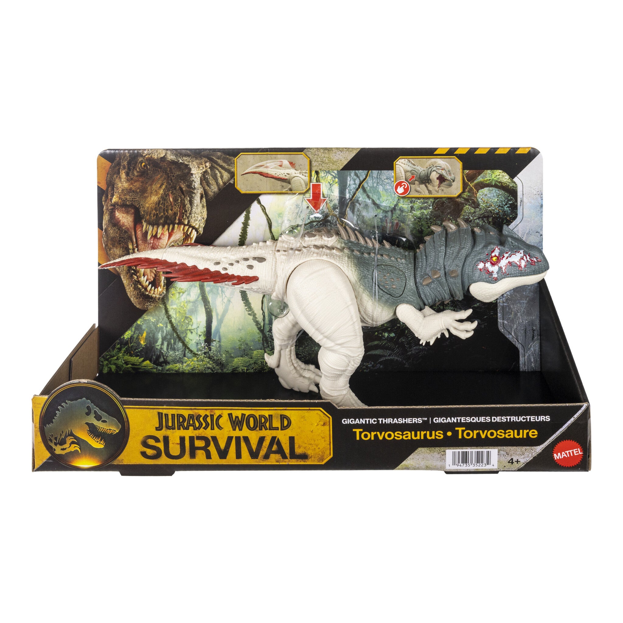 Mattel Jurassic World Gigantic Thrashers Torvosaurus Dinosaur Figure