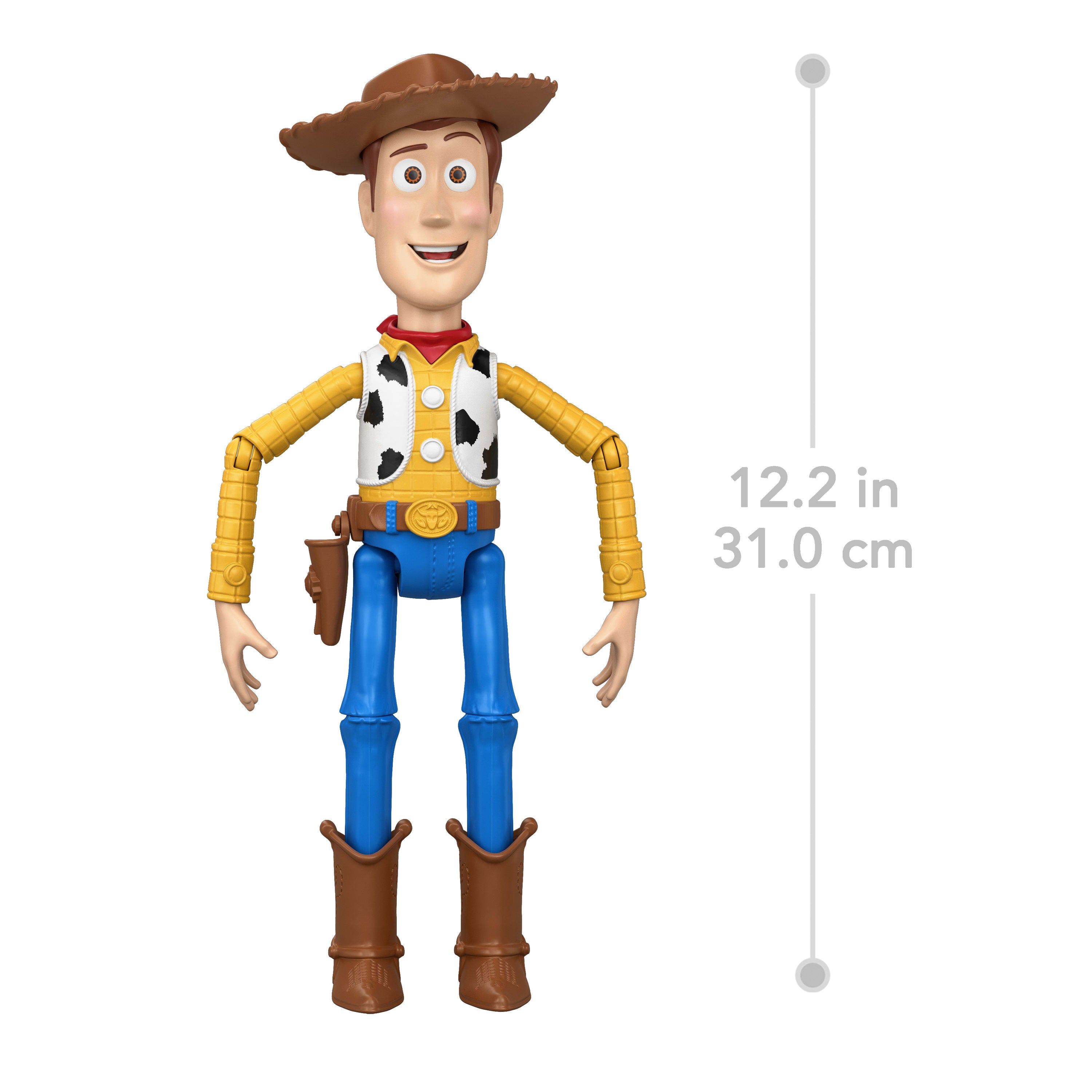 Mattel Disney Pixar Toy Story 5 Running Woody Feature Figure 12-Inch