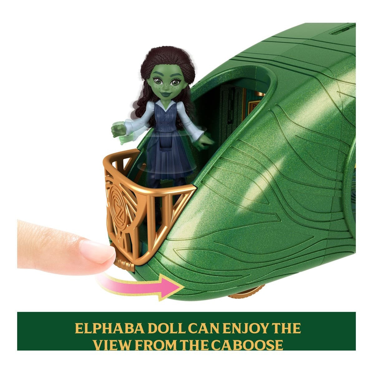 Mattel Wicked For Good Emerald City Train Deluxe Edition Collectible Premium Playset