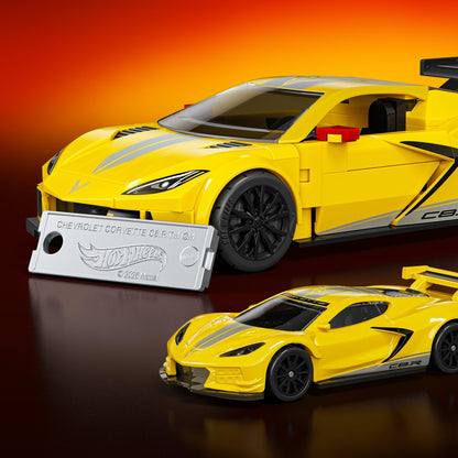 Mattel Brick Shop Hot Wheels ’20 Corvette C8.R Building Set