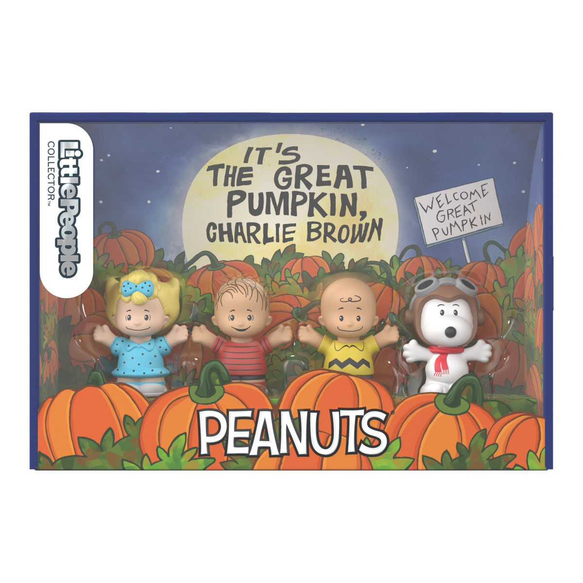 Fisher-Price Little People Collector Peanuts It’s the Great Pumpkin, Charlie Brown Set