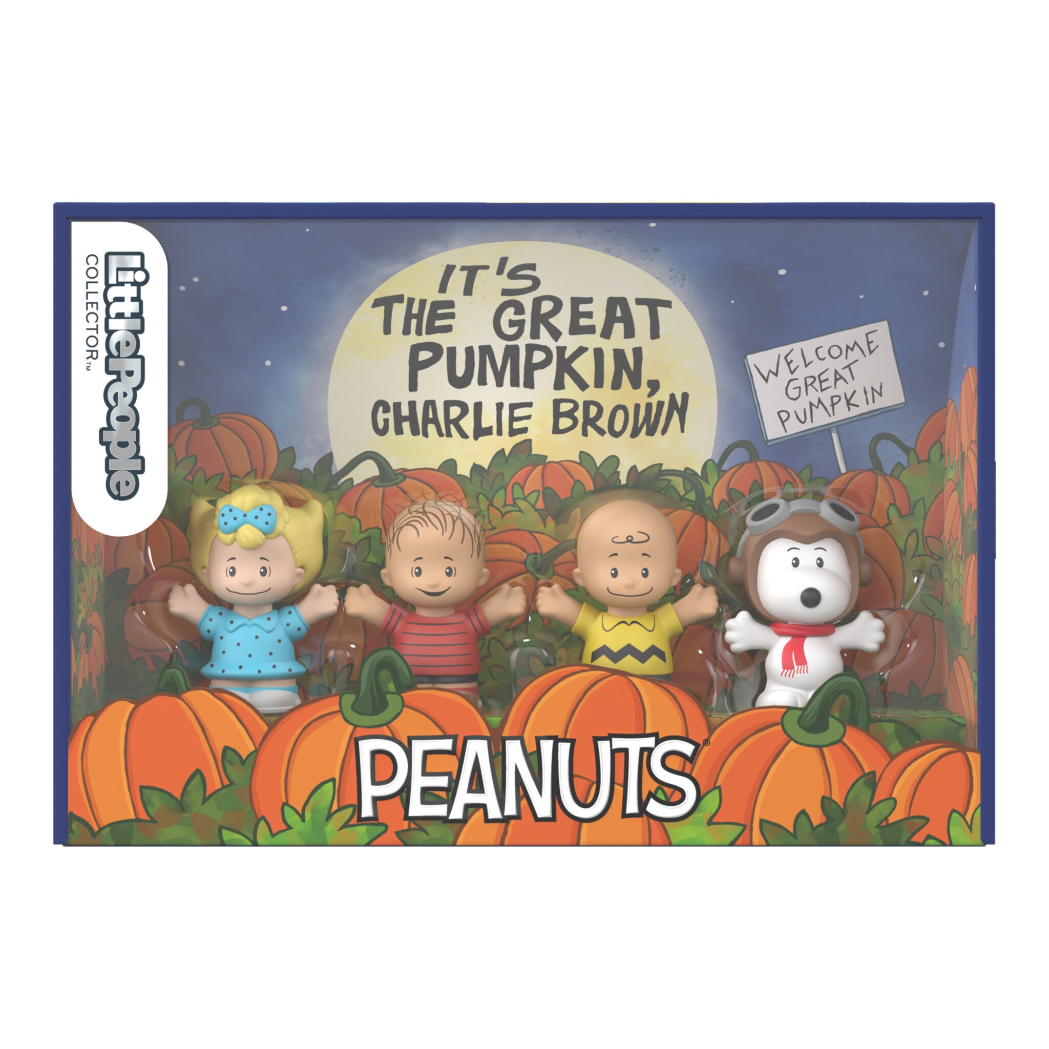 Fisher-Price Little People Collector Peanuts It’s the Great Pumpkin, Charlie Brown Set
