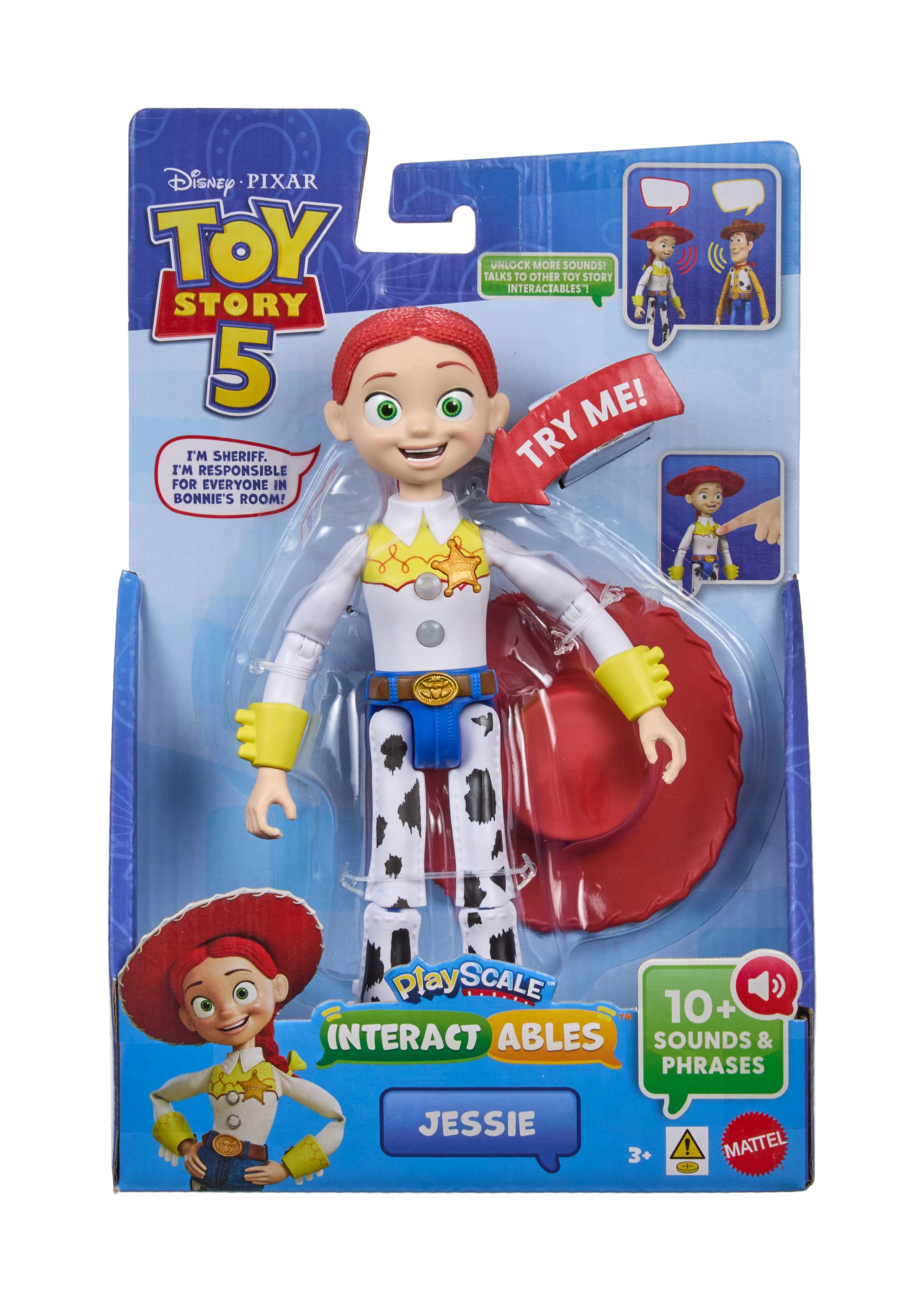 Mattel Disney Pixar Toy Story 5 Interactables Jessie Talking Figure