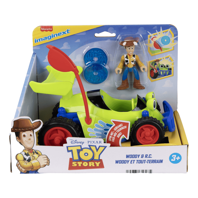 Mattel Imaginext Toy Story Woody Remote Control Vehicle Deluxe Edition Authentic