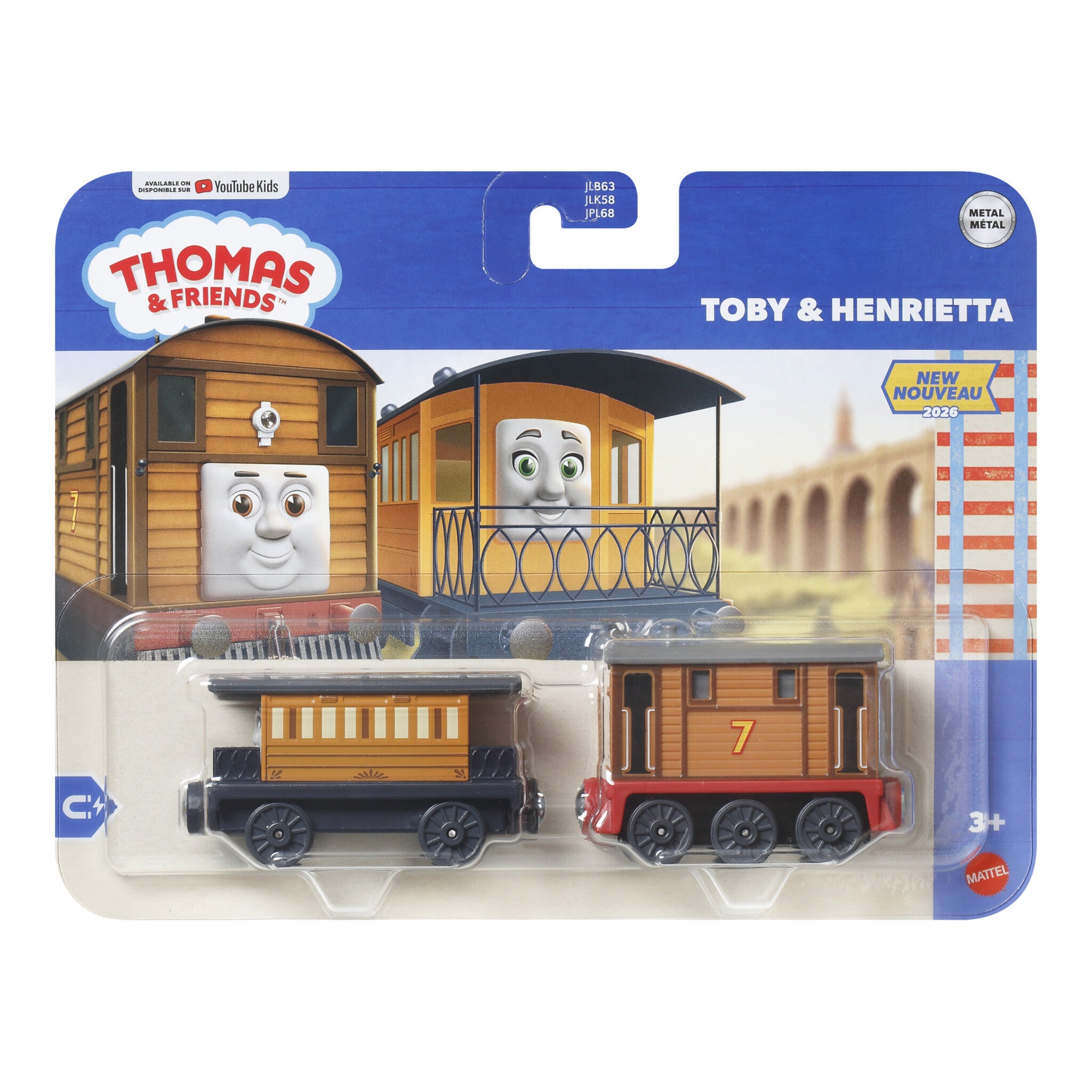 Thomas & Friends Toby & Henrietta Metal Engine 2-Pack