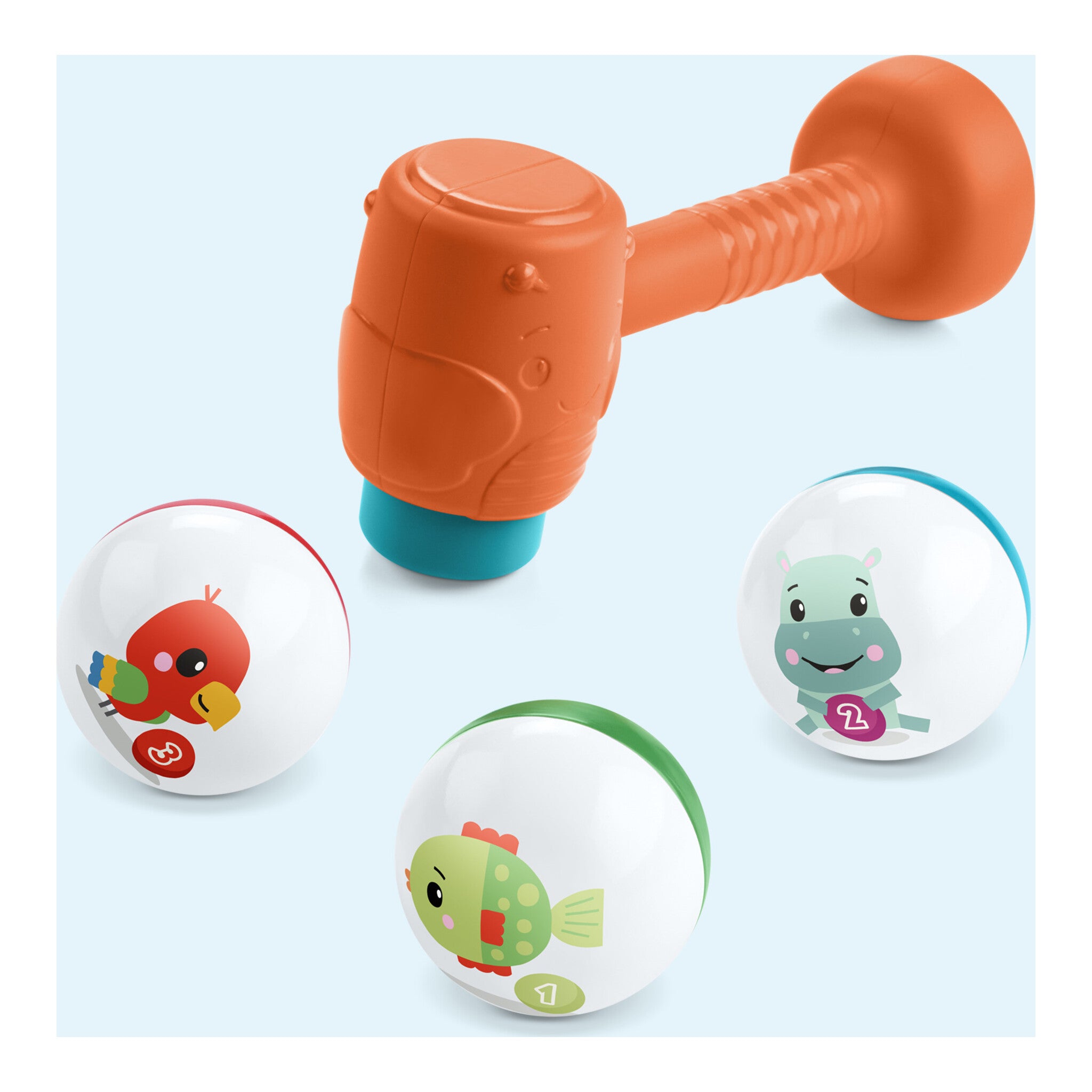 Fisher-Price Sit & Tap Rolligator Activity Toy