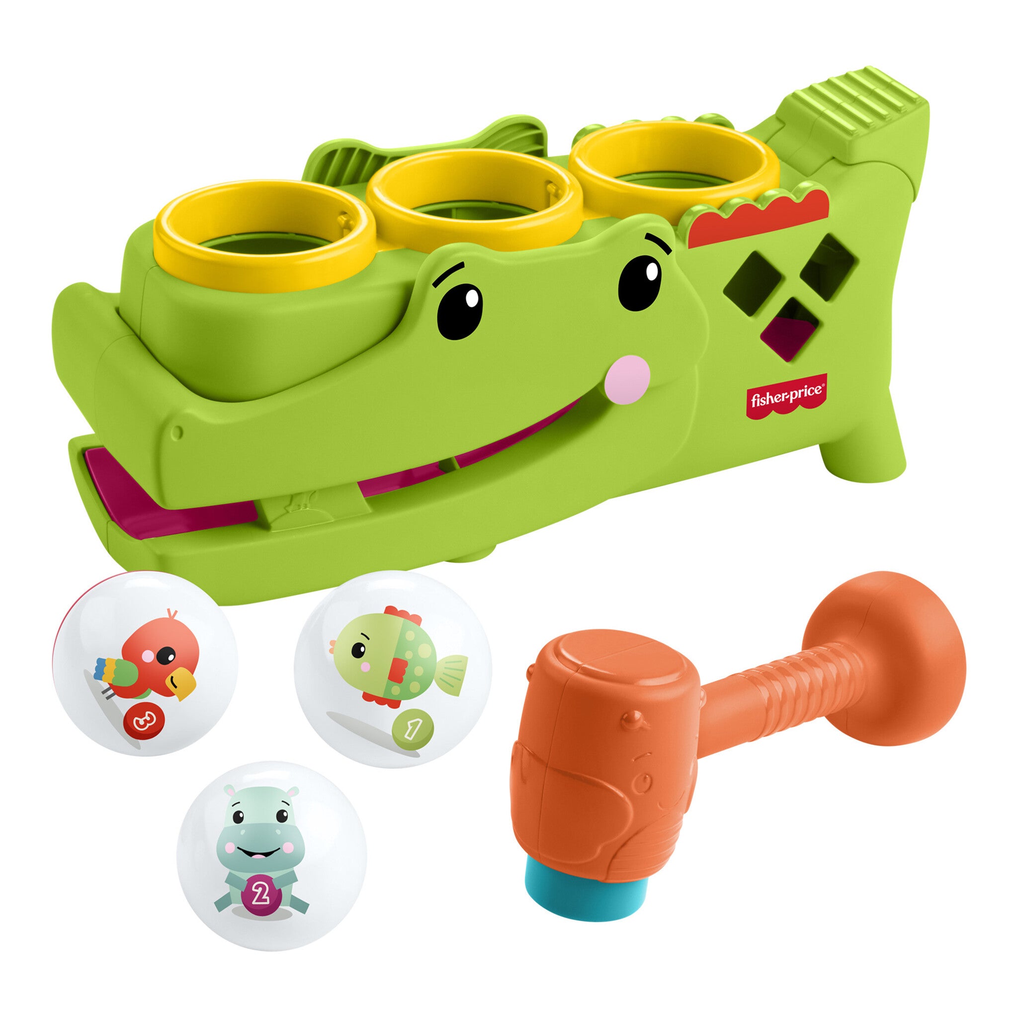 Fisher-Price Sit & Tap Rolligator Activity Toy