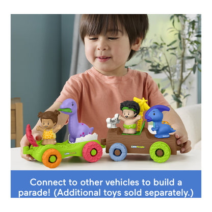 Fisher-Price Little People Dinosaur Parade Egg Car & Figure Set