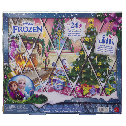 Mattel Disney Frozen Small Doll Advent Calendar with 24 Surprises