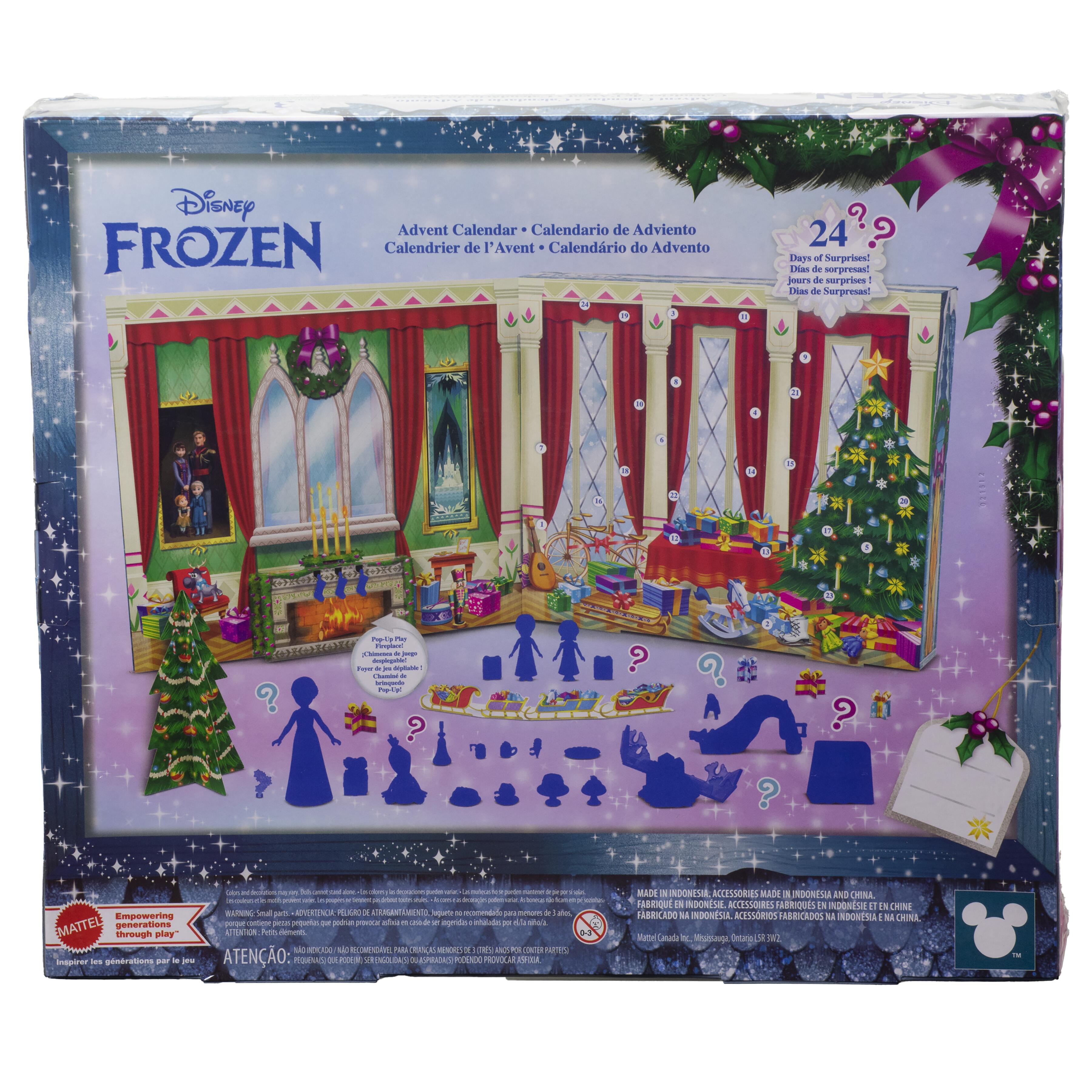 Mattel Disney Frozen Small Doll Advent Calendar with 24 Surprises