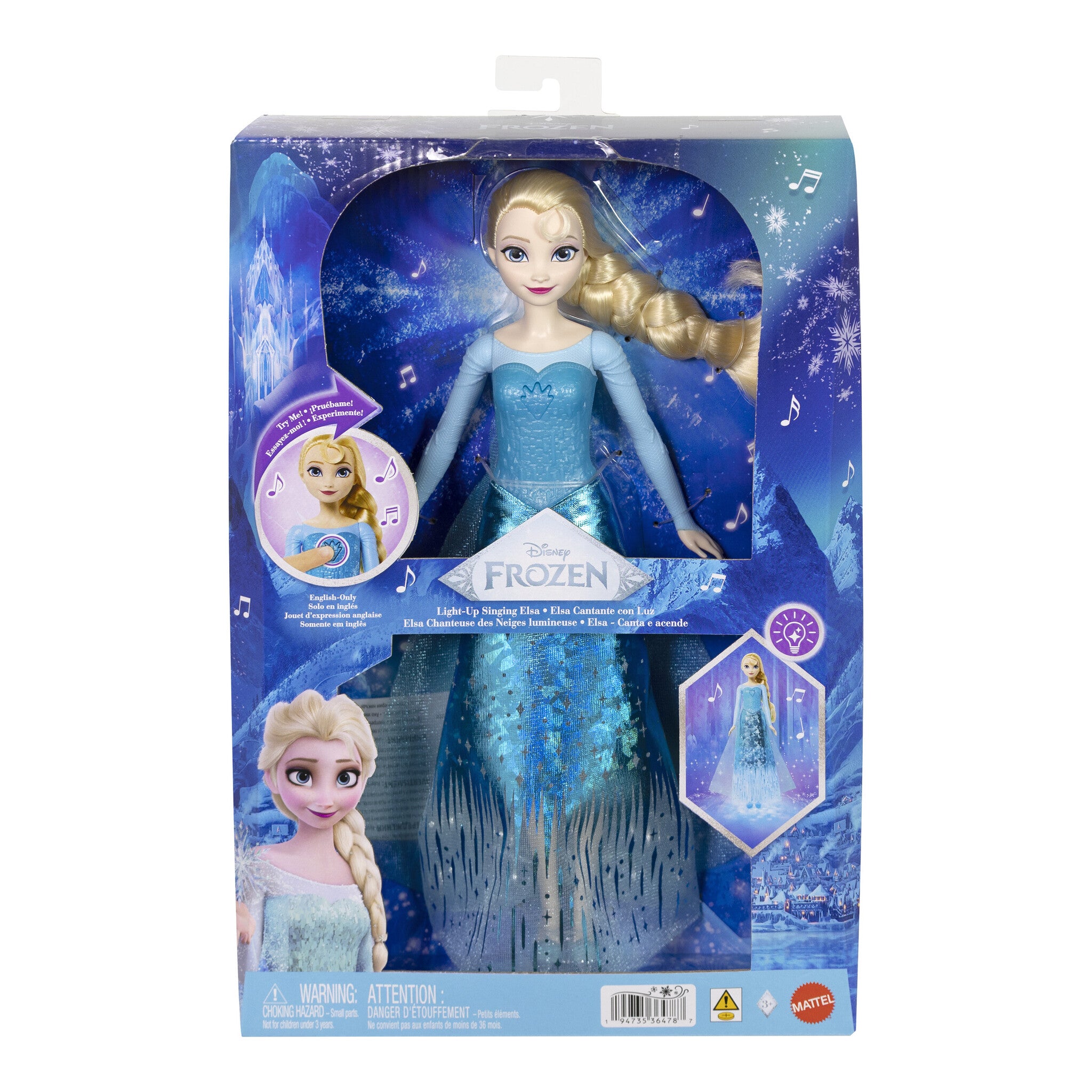 Disney Frozen Light-Up Singing Elsa Doll