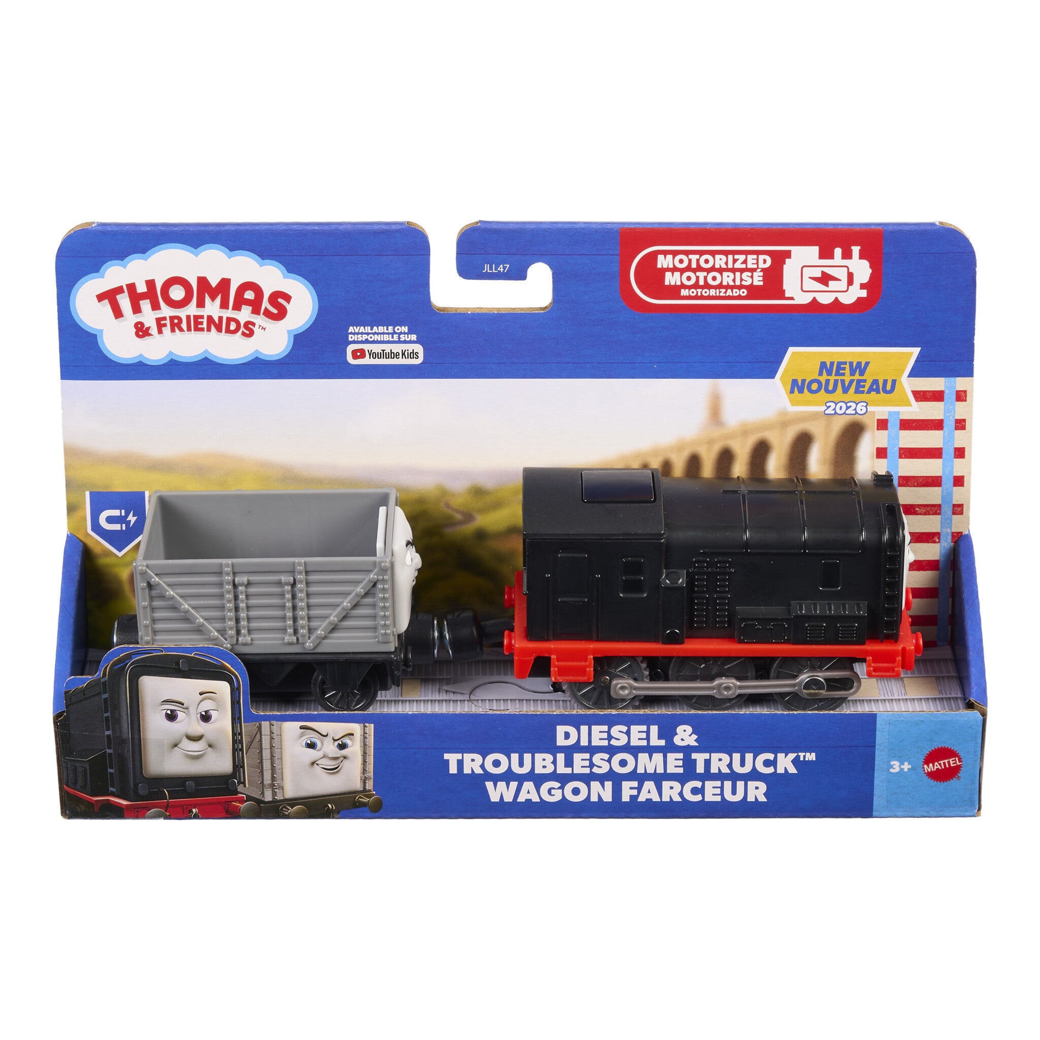 Thomas & Friends Motorized Engine Diesel with Troublesome Truck