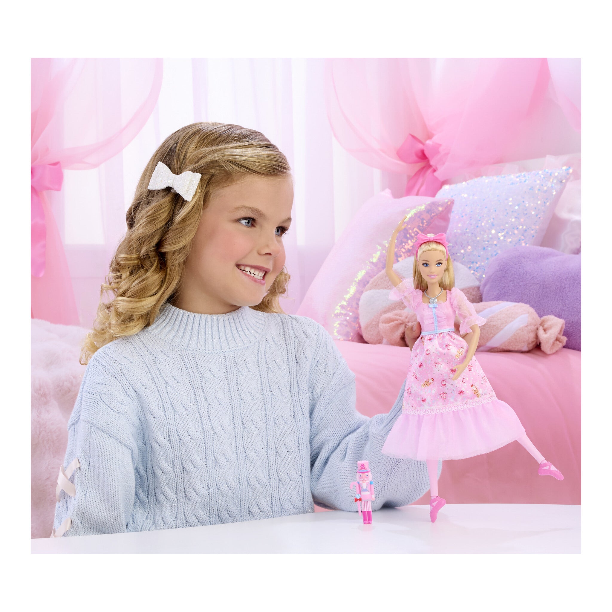 Barbie in the Nutcracker Clara Ballerina Doll with Toy Nutcracker
