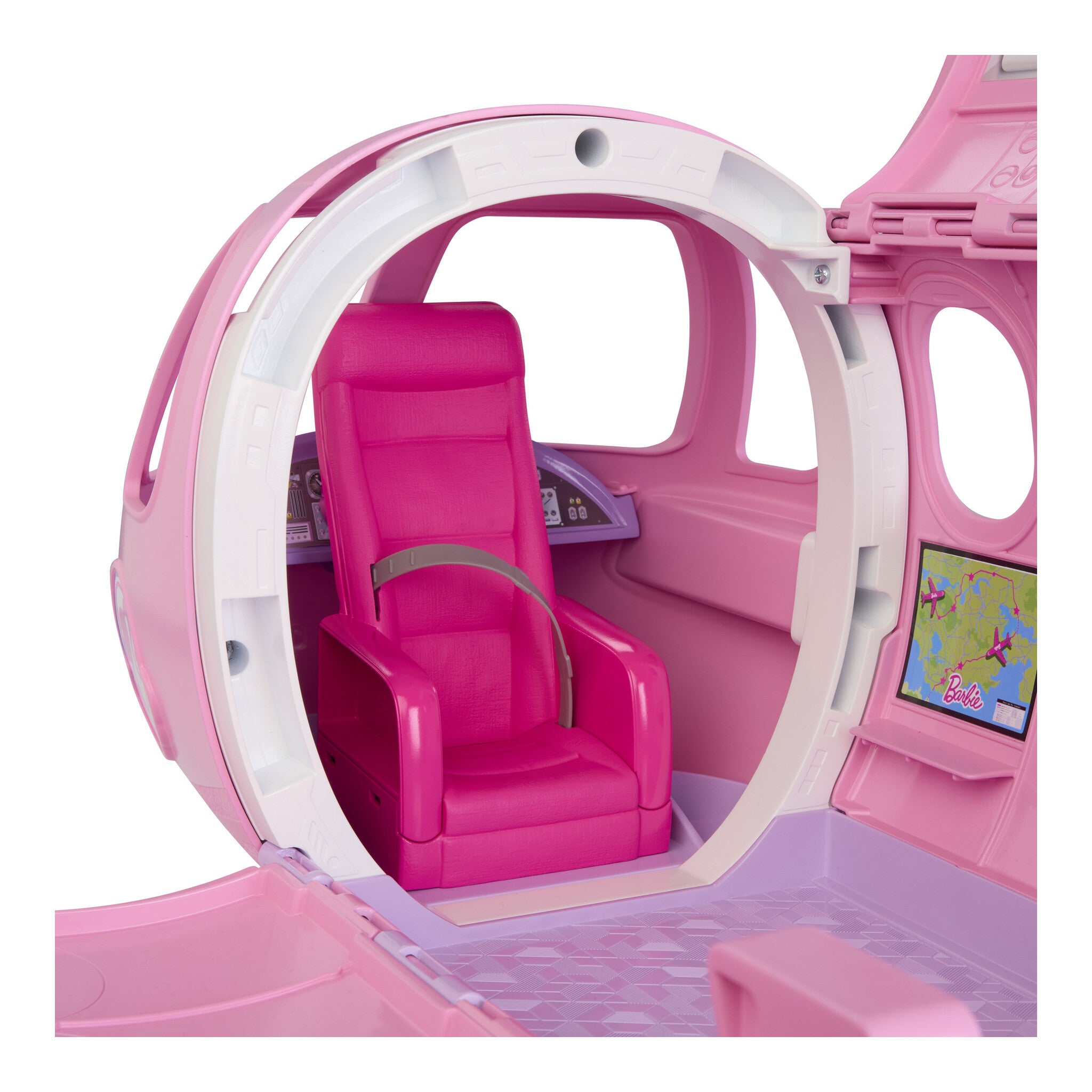 Barbie Dream Plane Playset with Sounds, Microphone & 14 Accessories