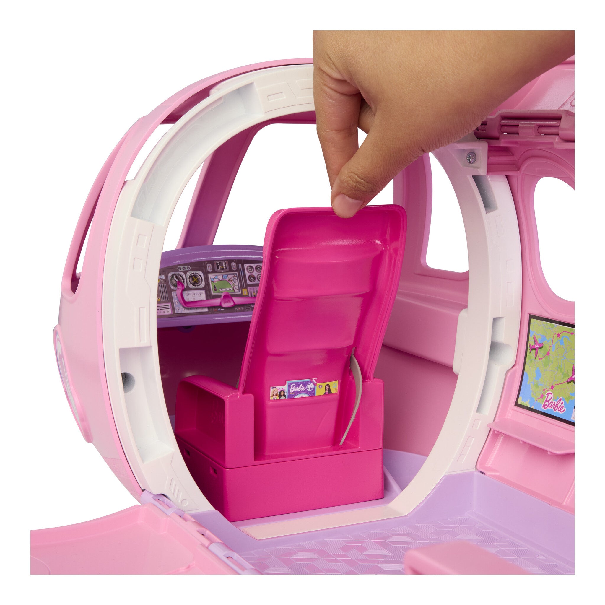 Barbie Dream Plane Playset with Sounds, Microphone & 14 Accessories