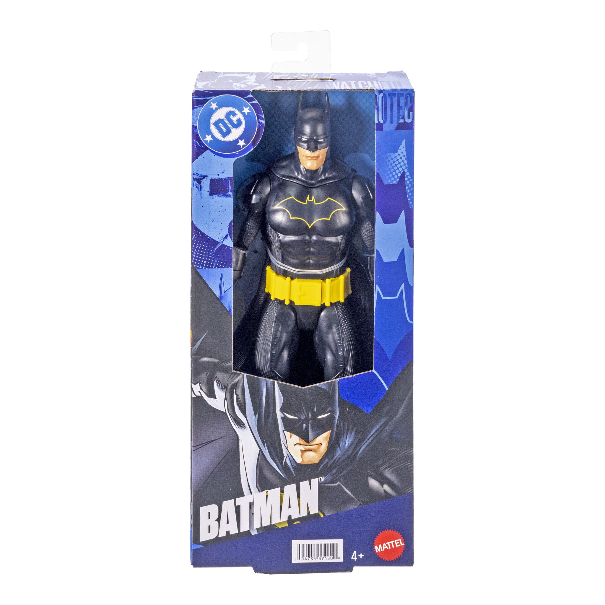 Mattel DC Batman 12-Inch Action Figure with Fabric Cape