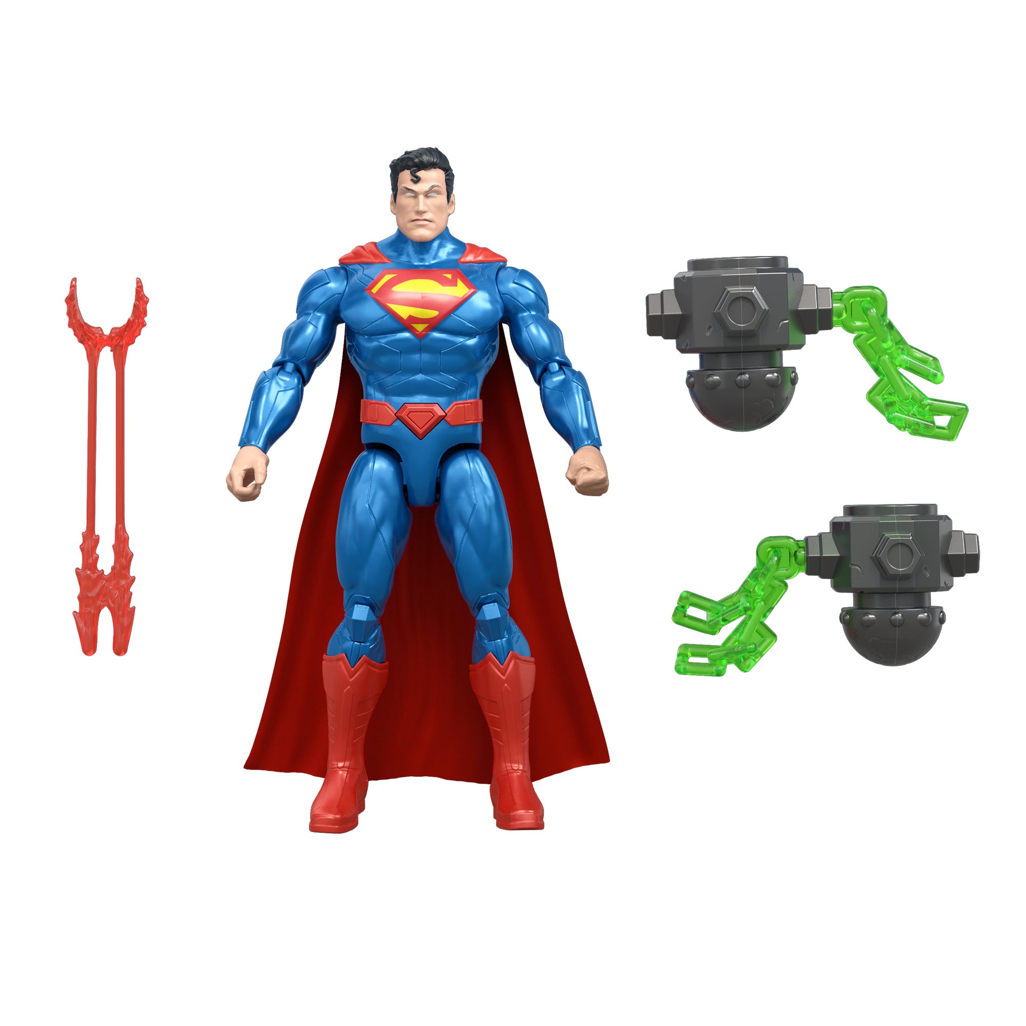 Mattel DC Premier Heat Vision Superman Action Figure with Lights and Sounds