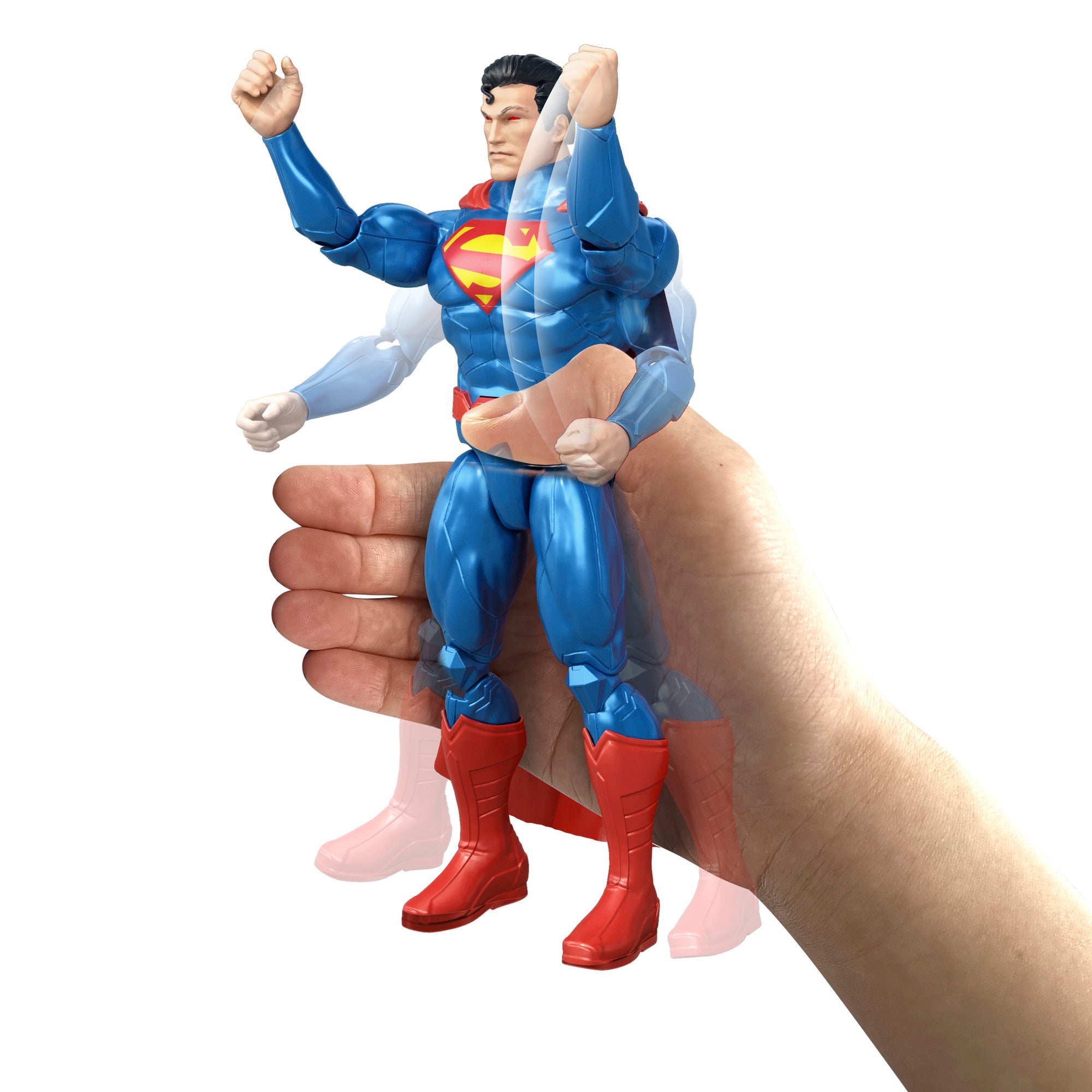 Mattel DC Premier Heat Vision Superman Action Figure with Lights and Sounds