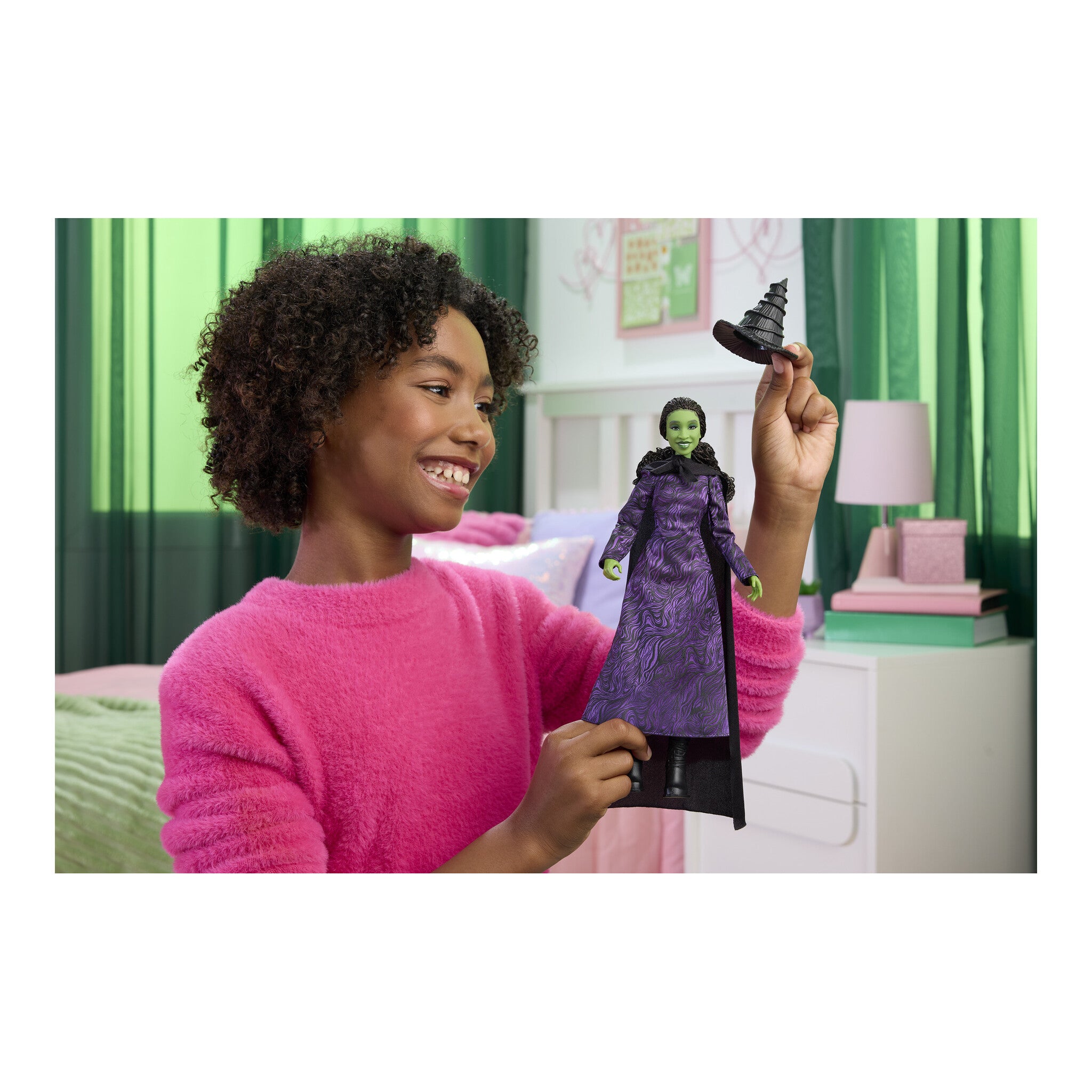 Mattel Wicked Elphaba Thropp Fashion Doll with Removable Outfit