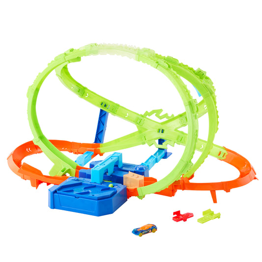 Hot Wheels Stunt Tracks Hypersphere Crash Playset