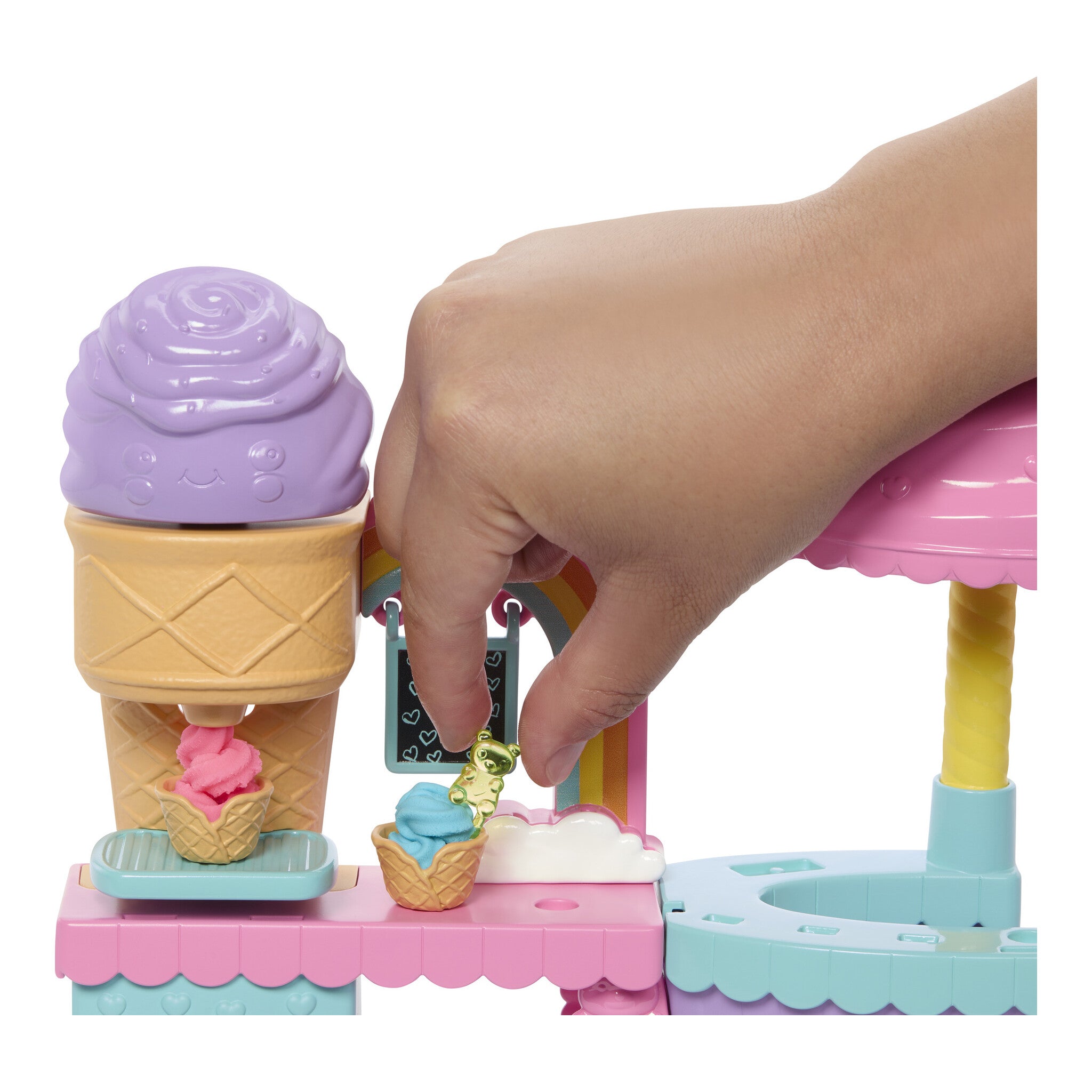 Barbie Club Chelsea Ice Cream Shop Playset with Doll and Accessories