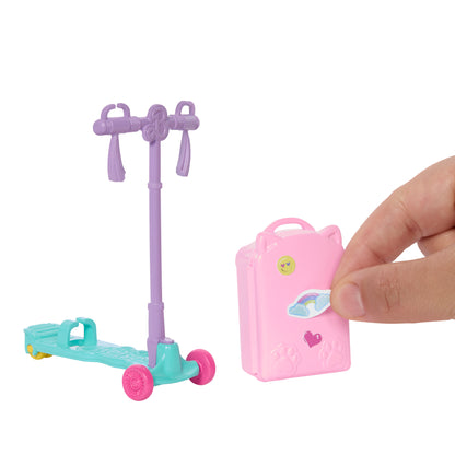 Barbie Club Chelsea Limitless Adventure Doll with Scooter Suitcase and Accessories