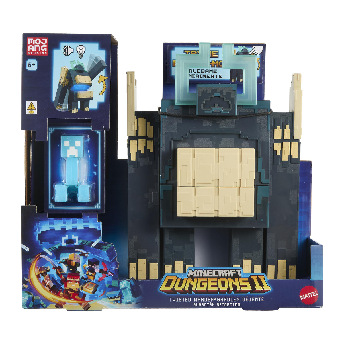 Minecraft Dungeons II Twisted Warden Feature Figure with Lights and Sounds