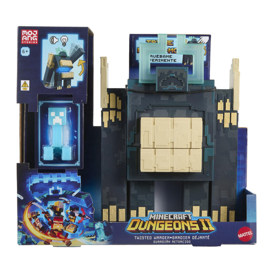 Minecraft Dungeons II Twisted Warden Feature Figure with Lights and Sounds