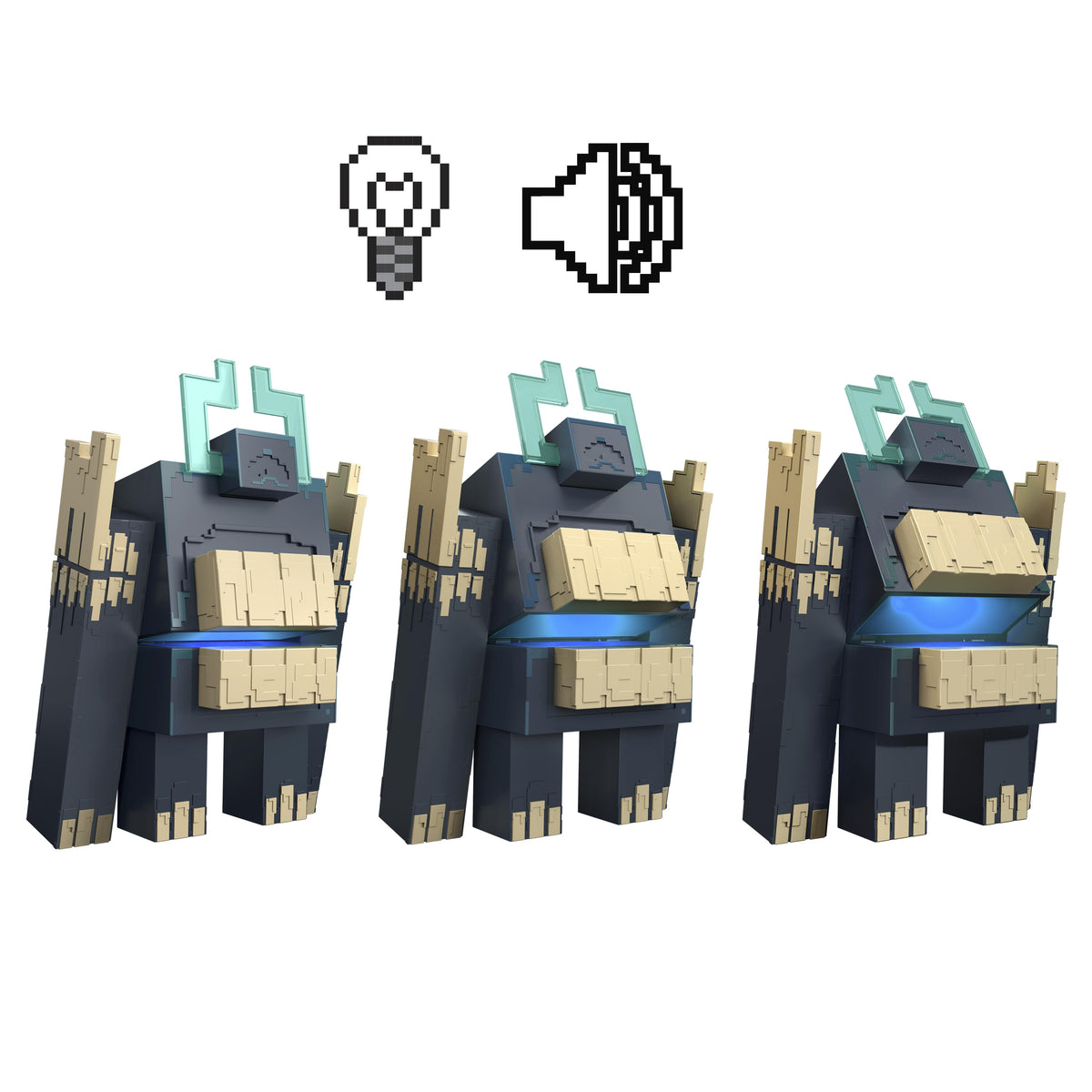 Minecraft Dungeons II Twisted Warden Feature Figure with Lights and Sounds