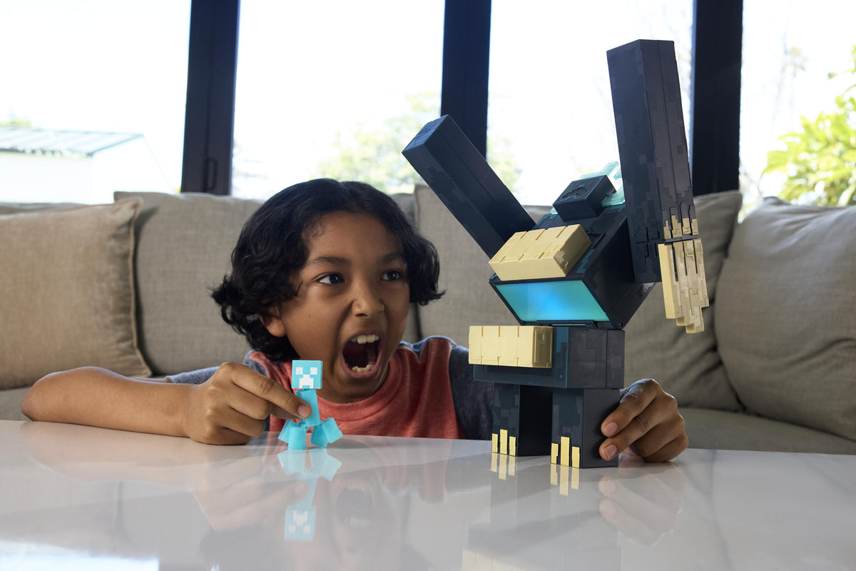 Minecraft Dungeons II Twisted Warden Feature Figure with Lights and Sounds
