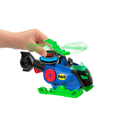 Imaginext DC Super Friends Batman Batcopter vs Man-Bat Set